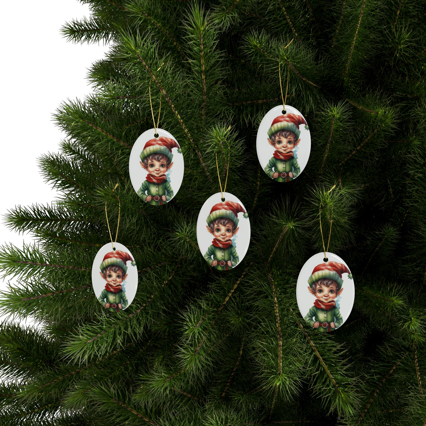 Lil Elf Ceramic Ornaments (1pcs, 5pcs, 10pcs, 20pcs)