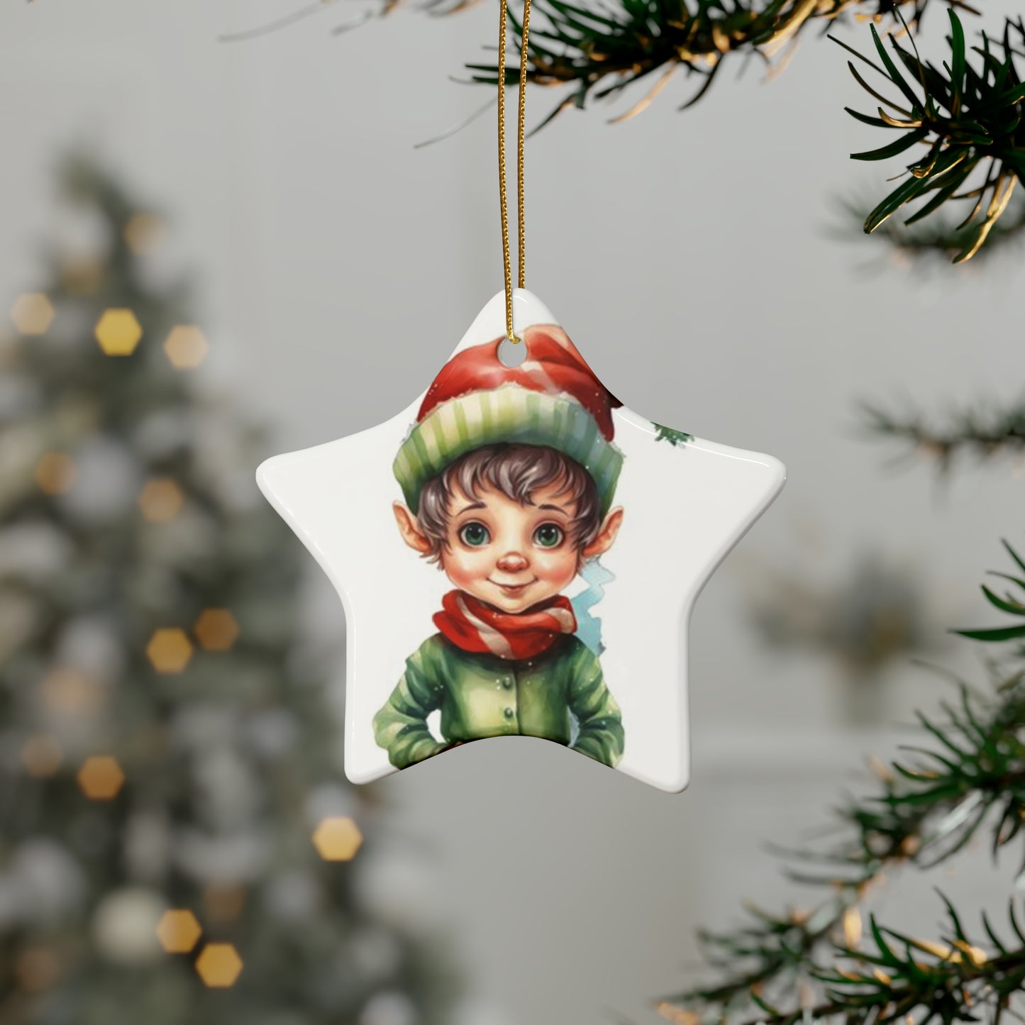 Lil Elf Ceramic Ornaments (1pcs, 5pcs, 10pcs, 20pcs)