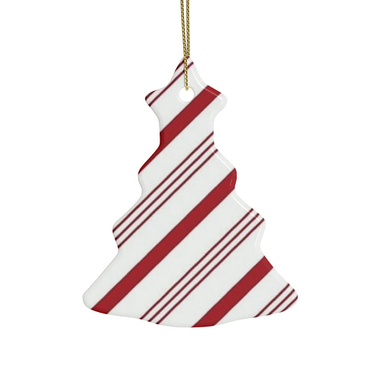 Candy Cane Ceramic Ornaments (1pcs, 5pcs, 10pcs, 20pcs)