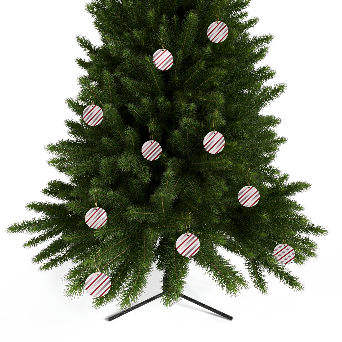 Candy Cane Ceramic Ornaments (1pcs, 5pcs, 10pcs, 20pcs)