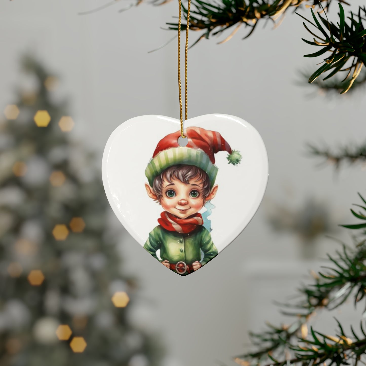 Lil Elf Ceramic Ornaments (1pcs, 5pcs, 10pcs, 20pcs)