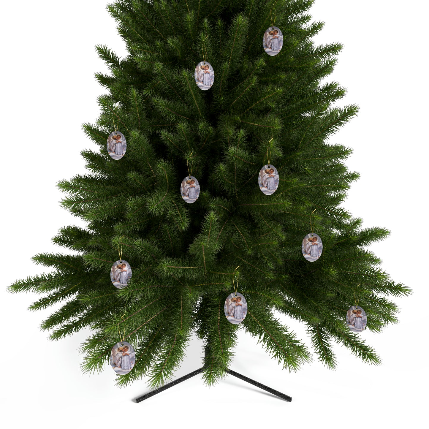 Kissing Angels Ceramic Ornaments (1pcs, 5pcs, 10pcs, 20pcs)