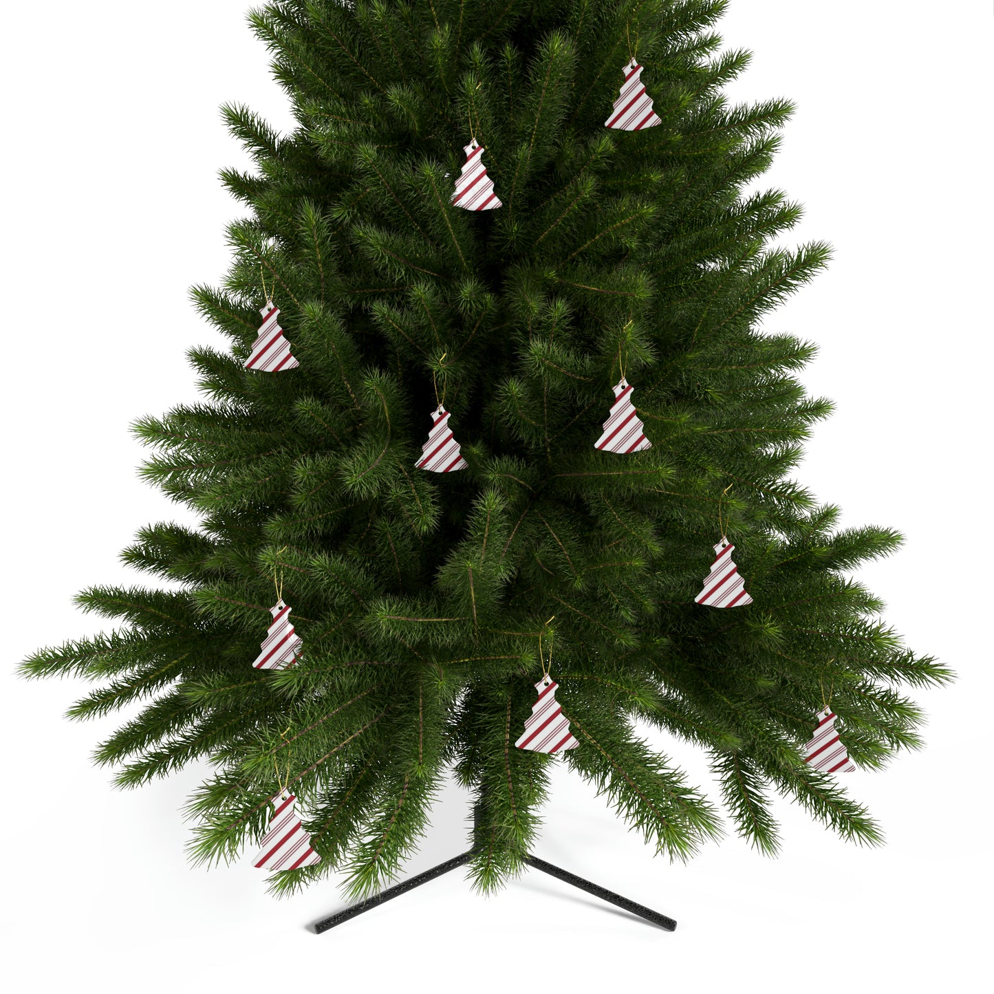 Candy Cane Ceramic Ornaments (1pcs, 5pcs, 10pcs, 20pcs)