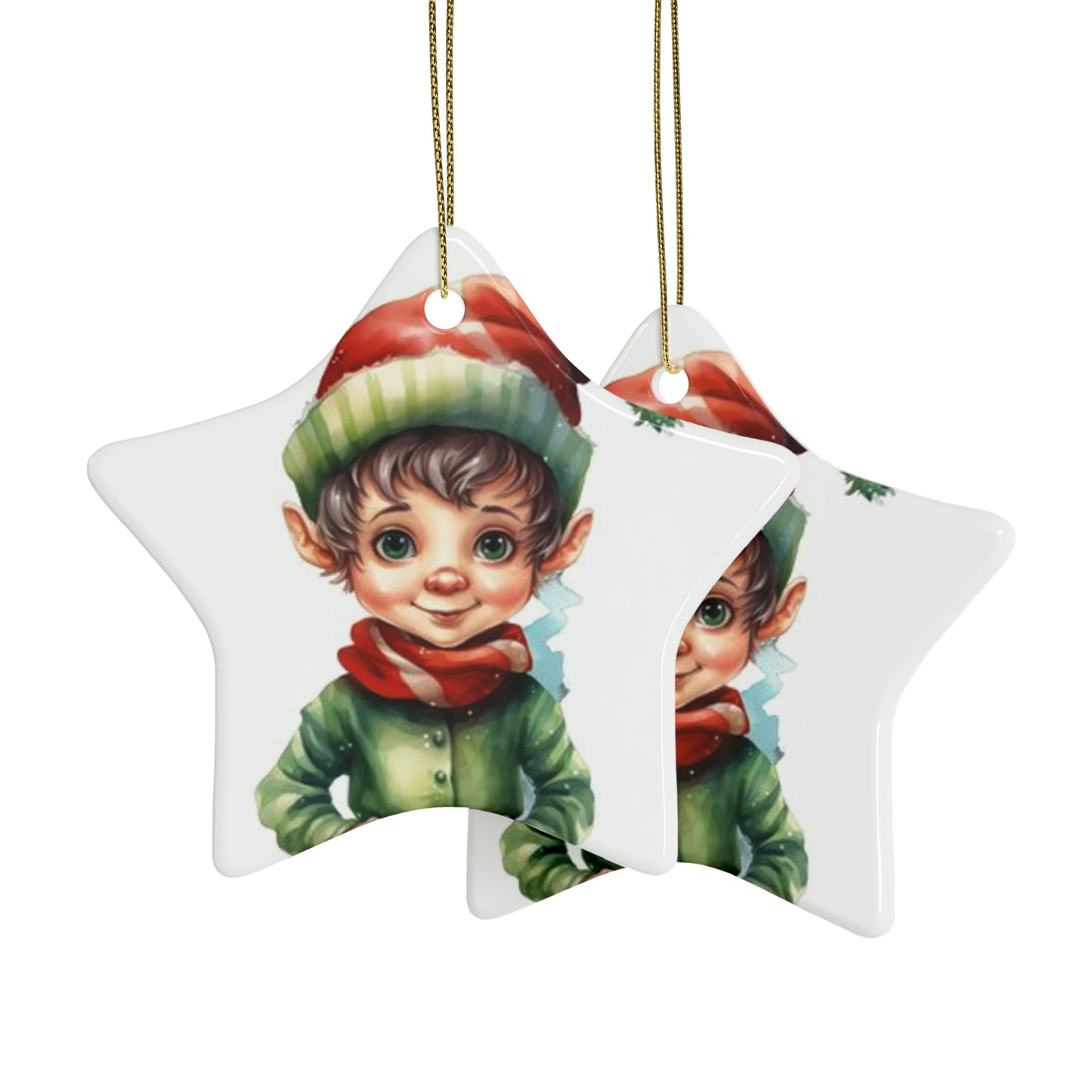 Lil Elf Ceramic Ornaments (1pcs, 5pcs, 10pcs, 20pcs)