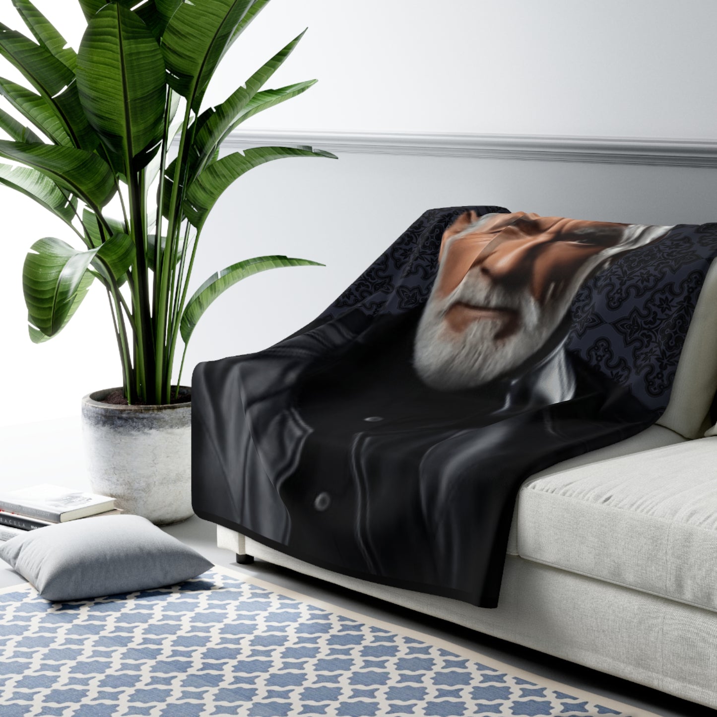 The Hunk Sherpa Fleece Blanket (A-14)