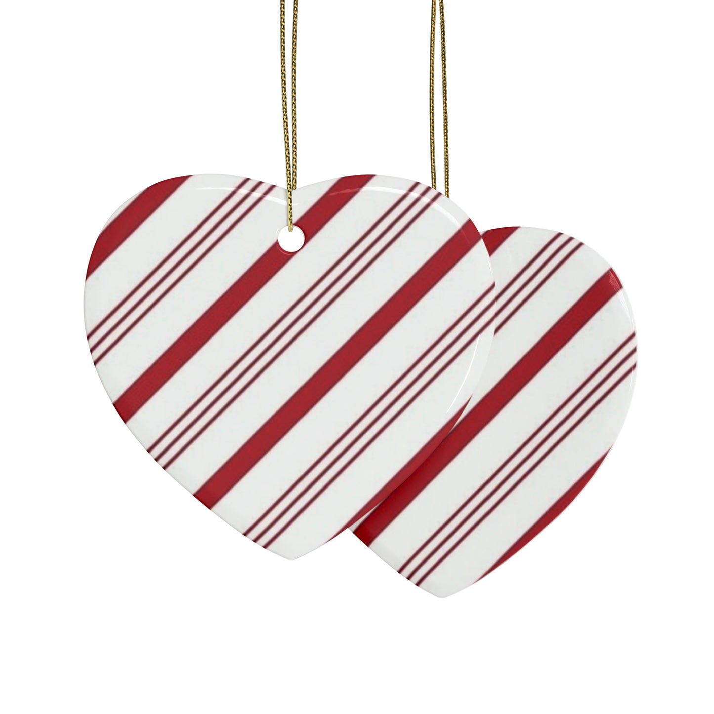 Candy Cane Ceramic Ornaments (1pcs, 5pcs, 10pcs, 20pcs)