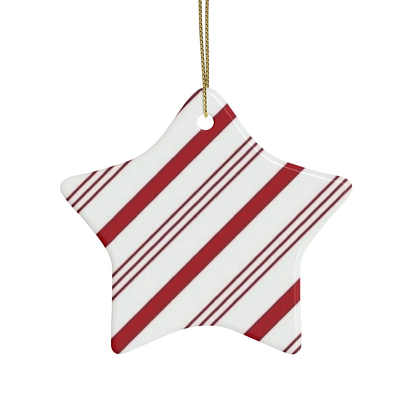 Candy Cane Ceramic Ornaments (1pcs, 5pcs, 10pcs, 20pcs)