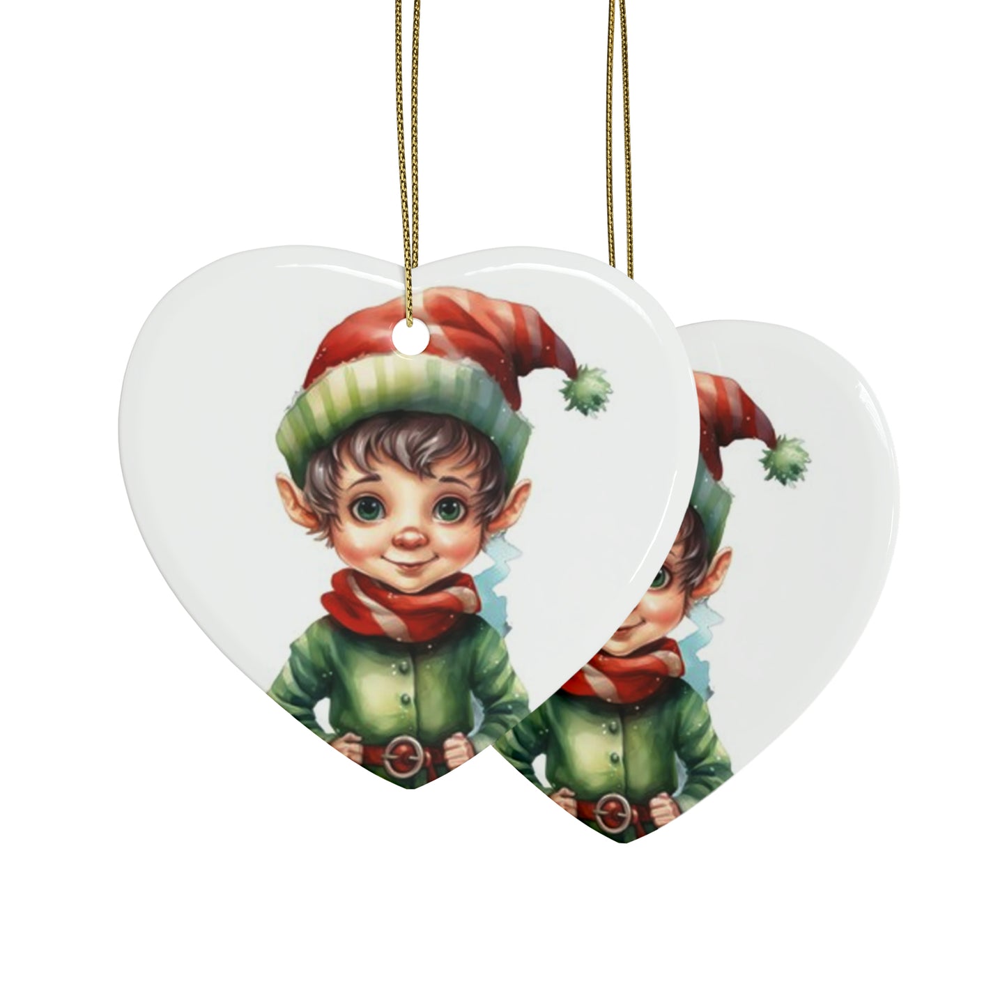 Lil Elf Ceramic Ornaments (1pcs, 5pcs, 10pcs, 20pcs)