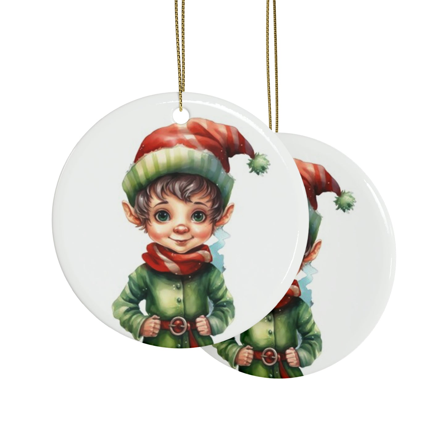Lil Elf Ceramic Ornaments (1pcs, 5pcs, 10pcs, 20pcs)