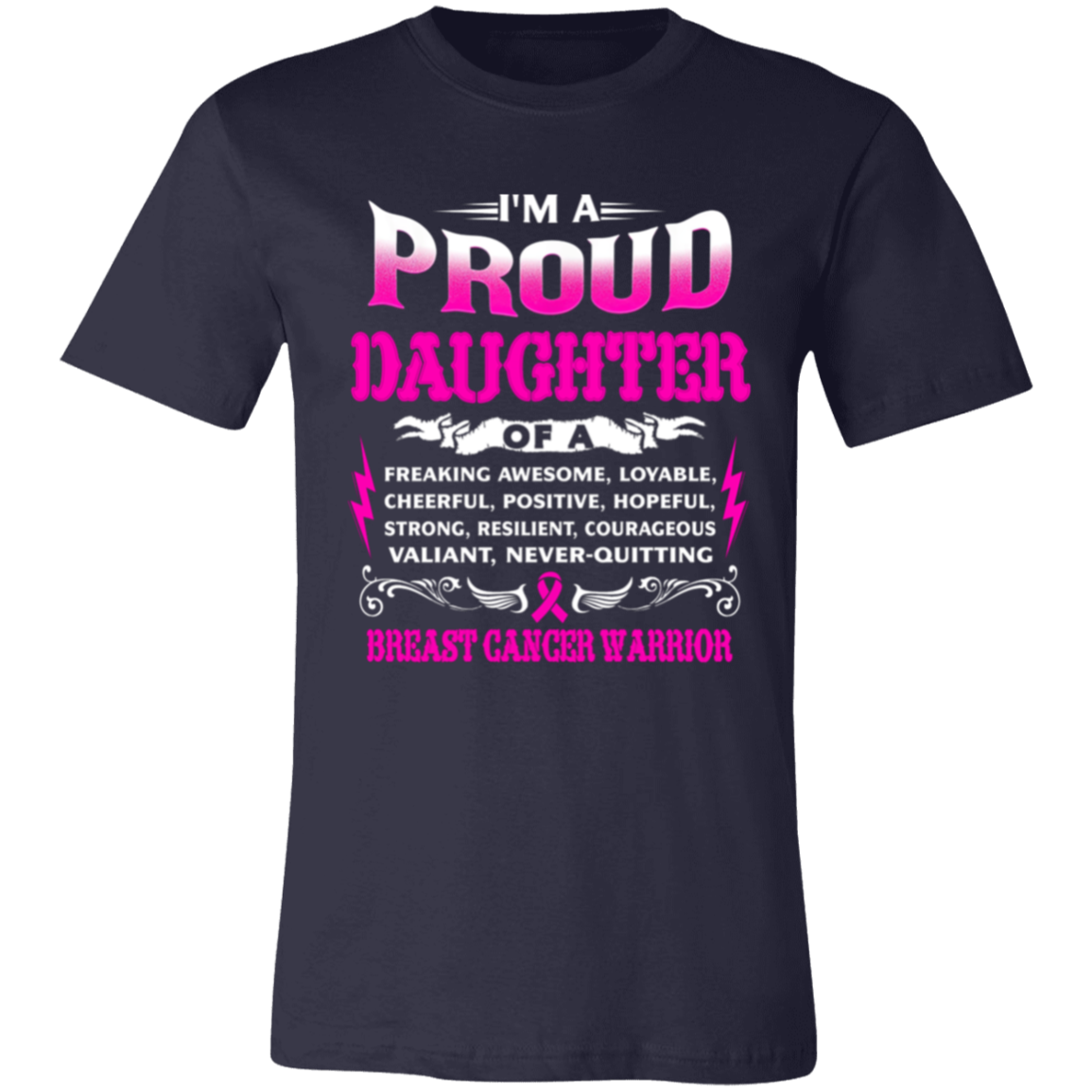 Proud Daughter Unisex Jersey Short-Sleeve T-Shirt
