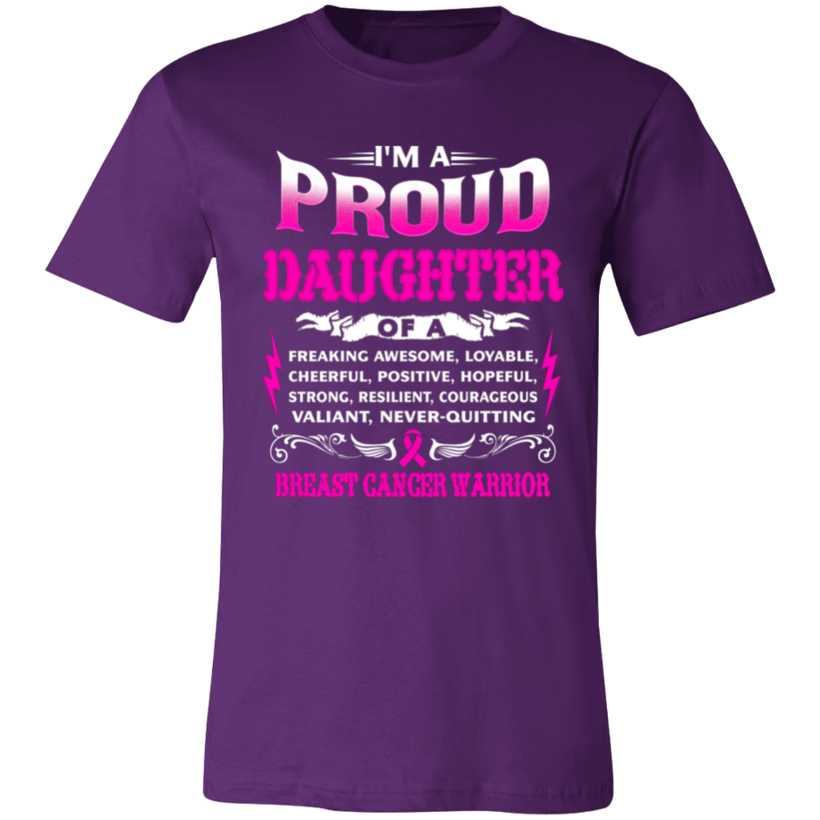 Proud Daughter Unisex Jersey Short-Sleeve T-Shirt