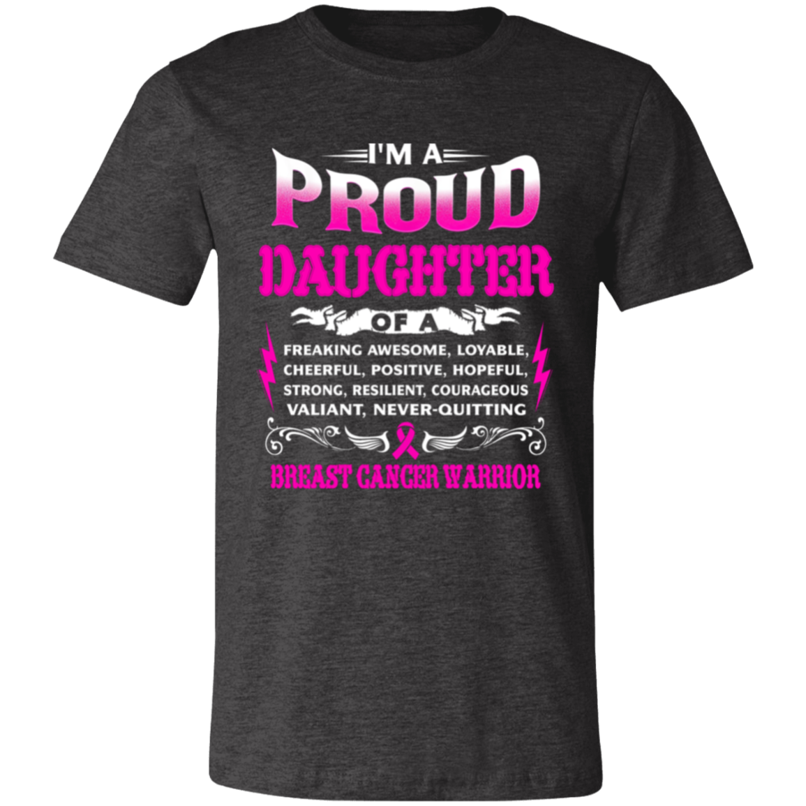 Proud Daughter Unisex Jersey Short-Sleeve T-Shirt