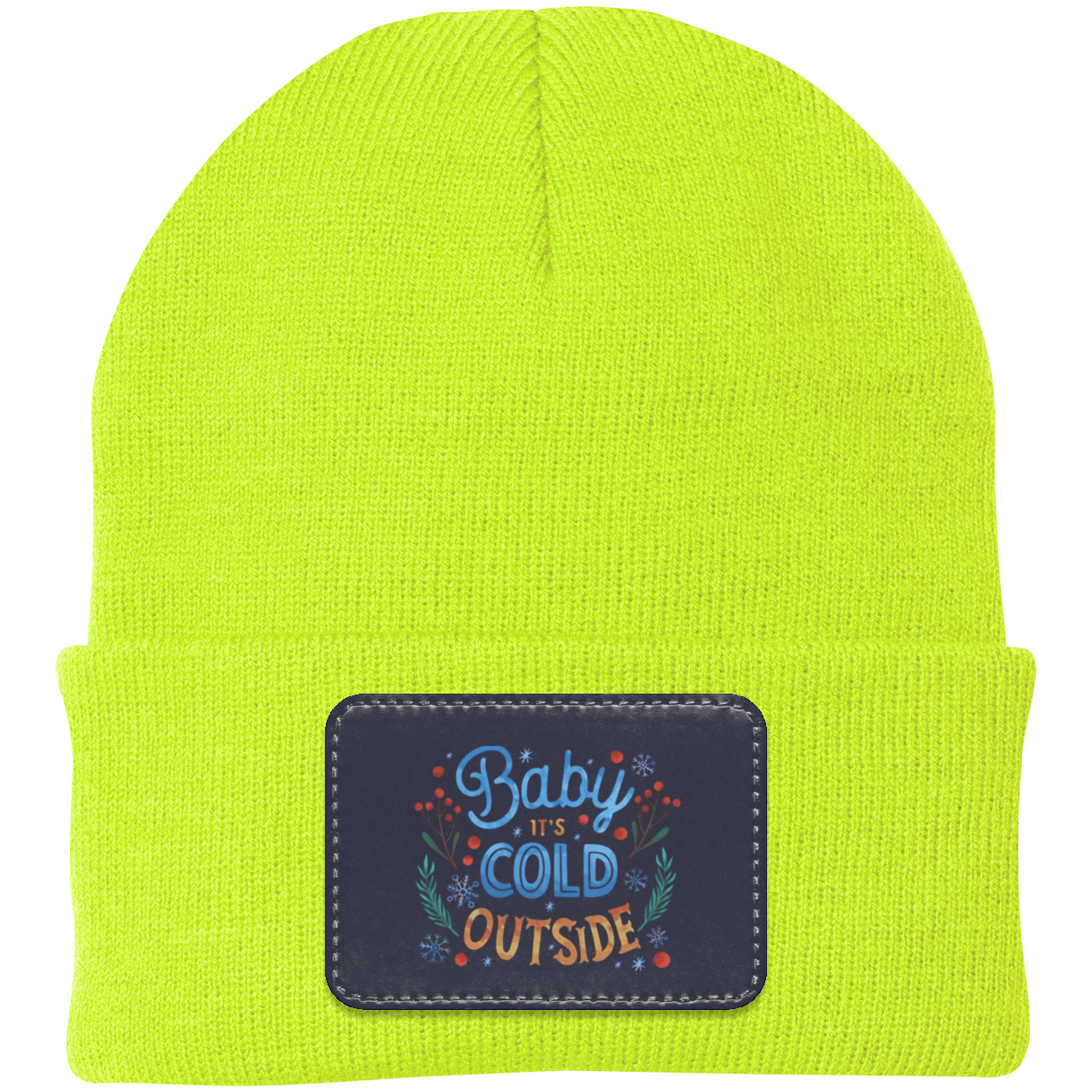 Baby It's Cold Knit Cap - Patch