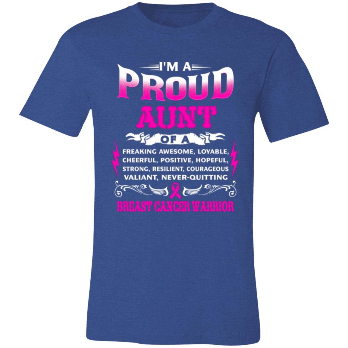 aunt Proud Aunt Unisex Jersey Short-Sleeve T-Shirt