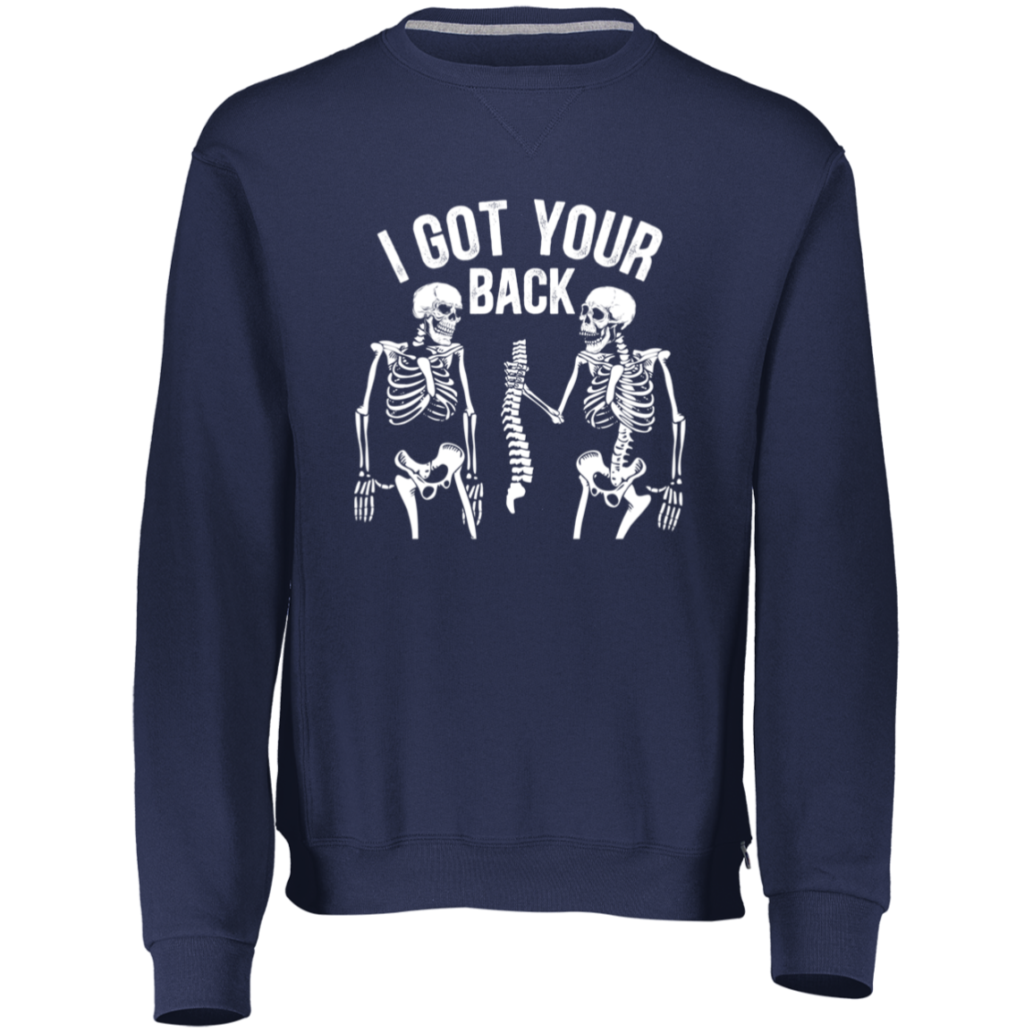 A03-TurtleRabbit-230828-SN-15 I Got Your Back I Got Your Back Dri-Power Fleece Crewneck Sweatshirt