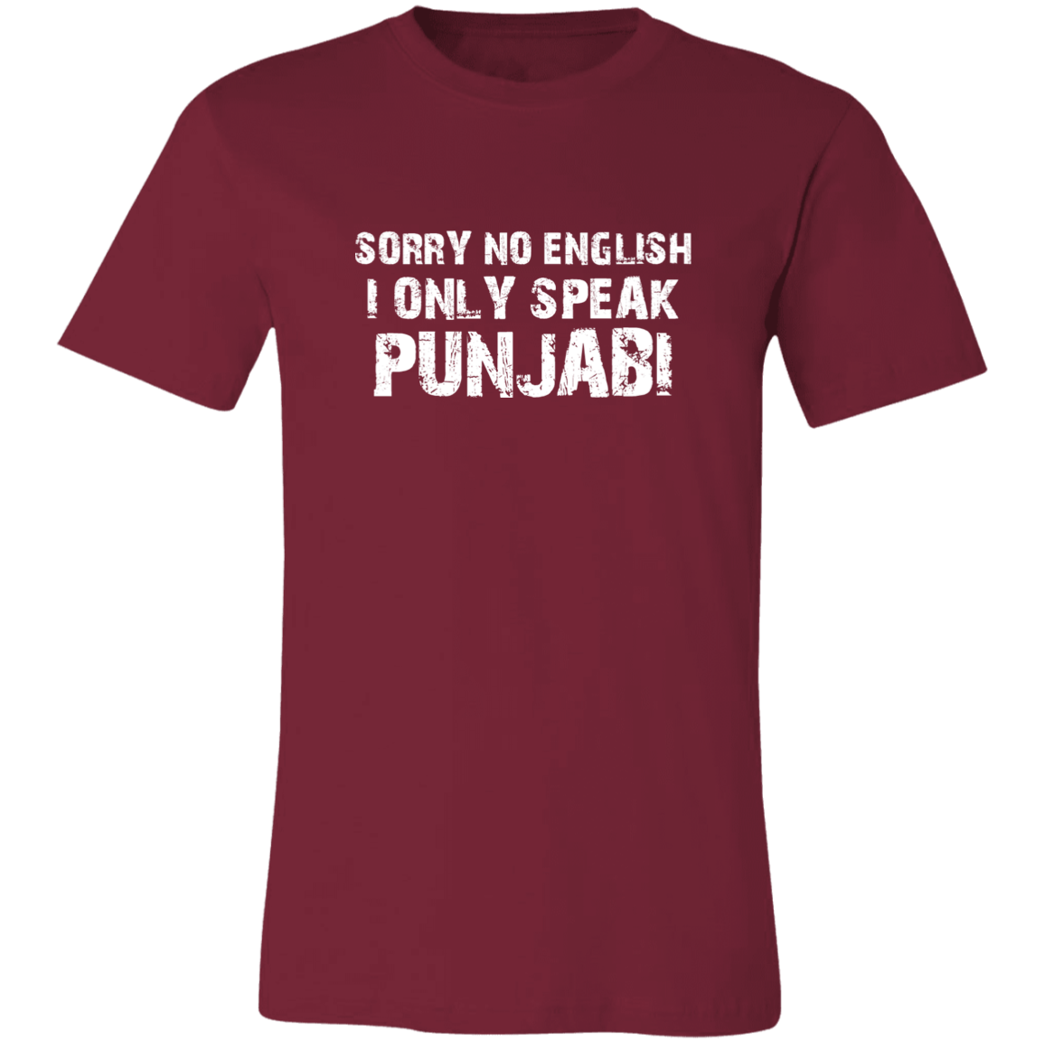 Sorry No English Unisex Jersey Short-Sleeve T-Shirt