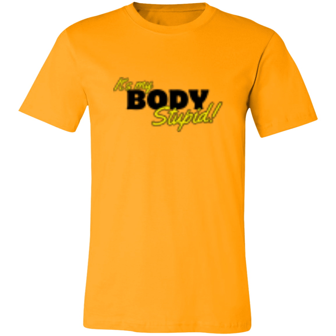 It's the Body Black 3001C Unisex Jersey Short-Sleeve T-Shirt