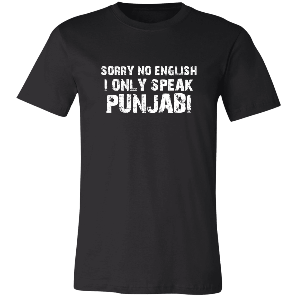 Sorry No English Unisex Jersey Short-Sleeve T-Shirt