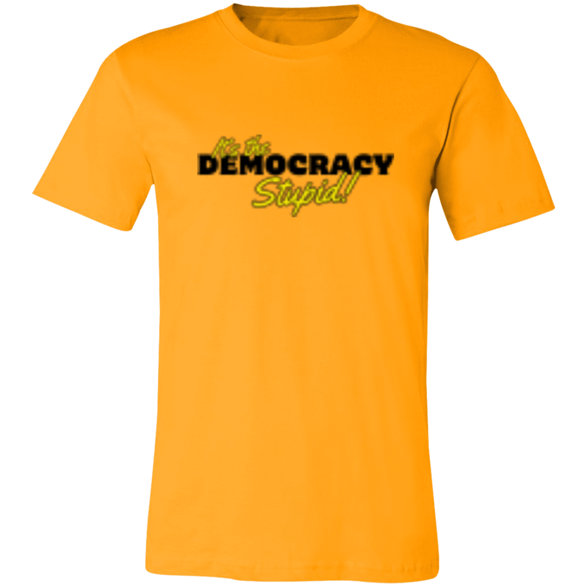 It's the Democracy Black 3001C Unisex Jersey Short-Sleeve T-Shirt