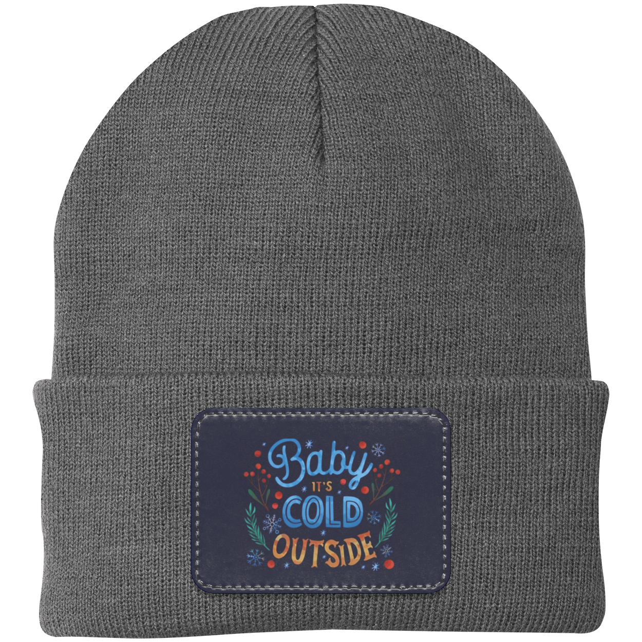 Baby It's Cold Knit Cap - Patch