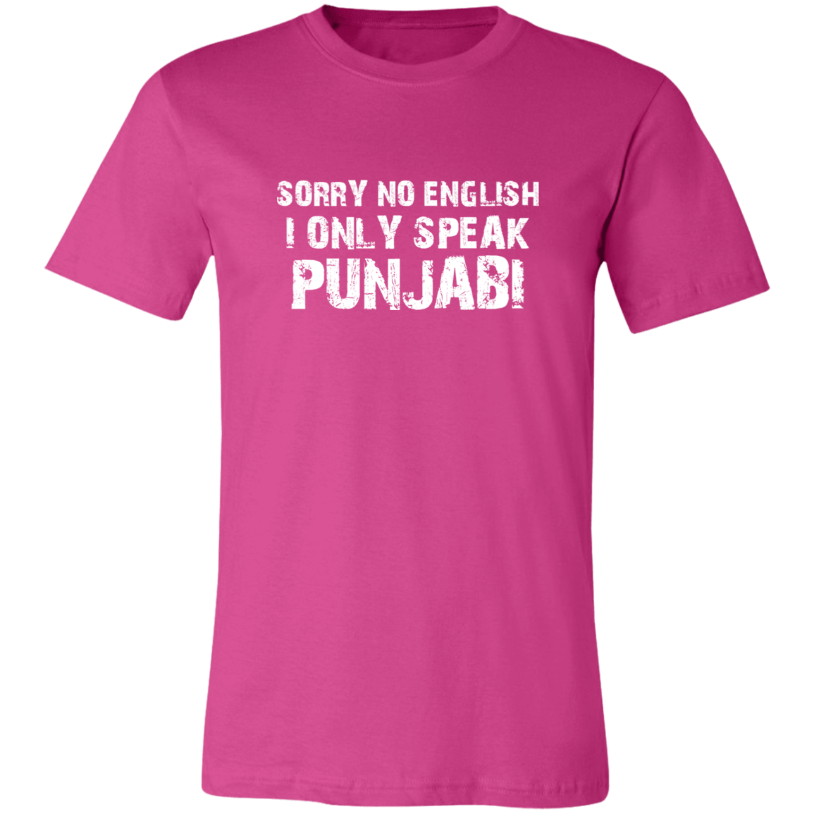 Sorry No English Unisex Jersey Short-Sleeve T-Shirt