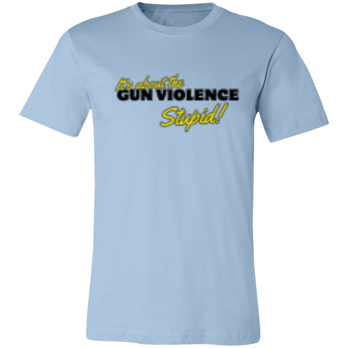 It's About The Gun Violence Black 3001C Unisex Jersey Short-Sleeve T-Shirt
