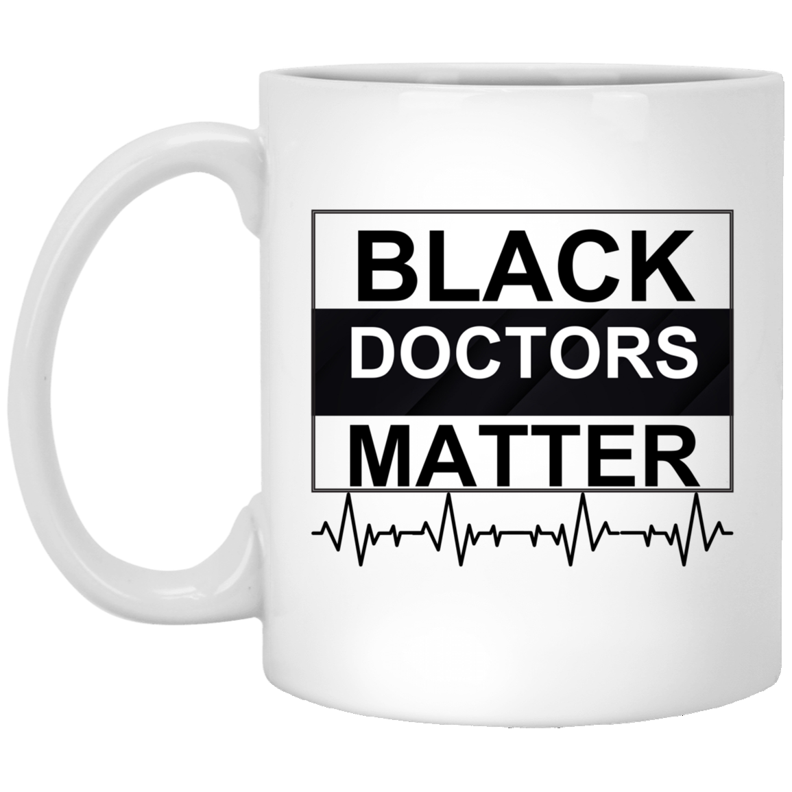 Black Doctors Matter XP8434 11 oz. White Mug