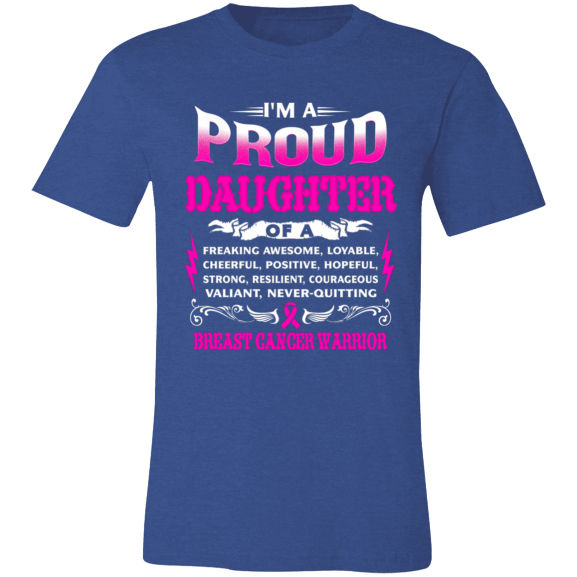Proud Daughter Unisex Jersey Short-Sleeve T-Shirt