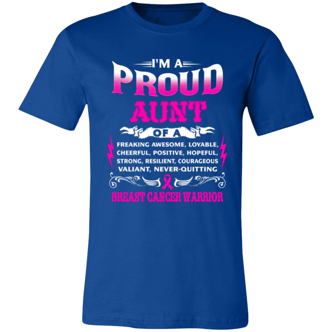 aunt Proud Aunt Unisex Jersey Short-Sleeve T-Shirt