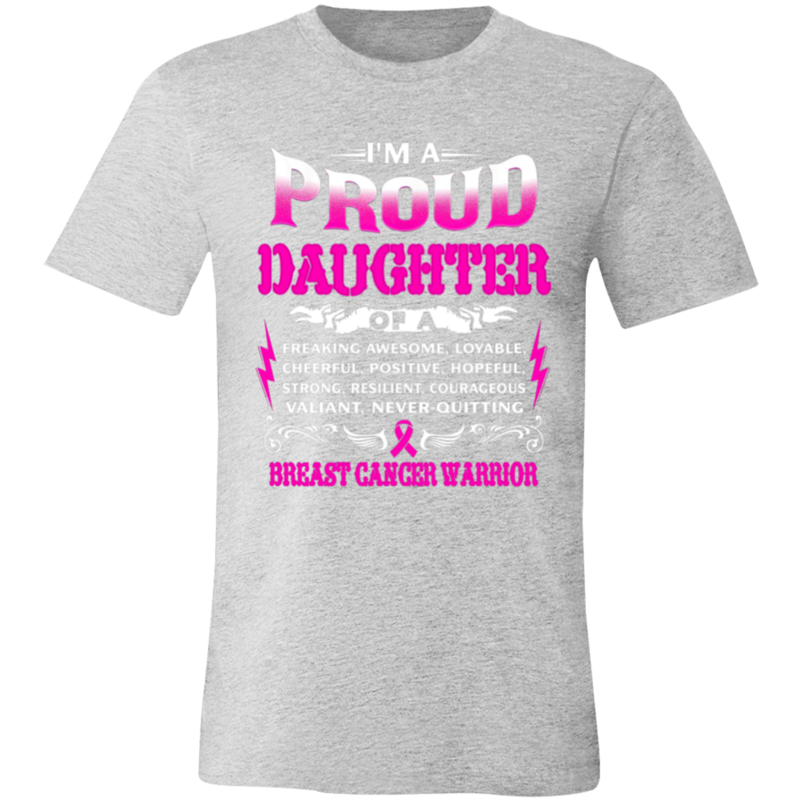 Proud Daughter Unisex Jersey Short-Sleeve T-Shirt