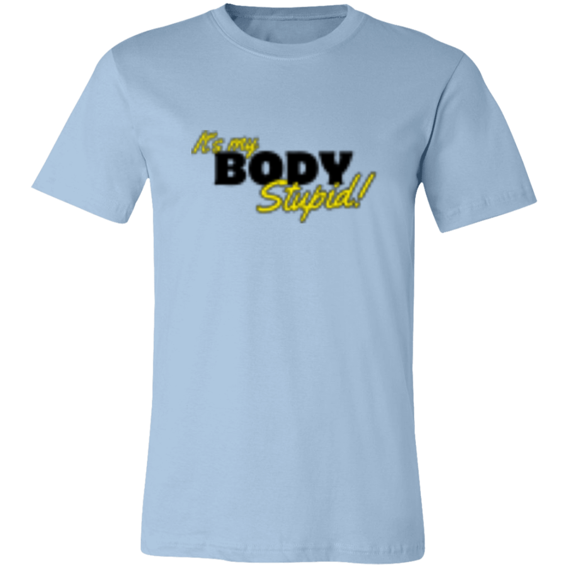 It's the Body Black 3001C Unisex Jersey Short-Sleeve T-Shirt