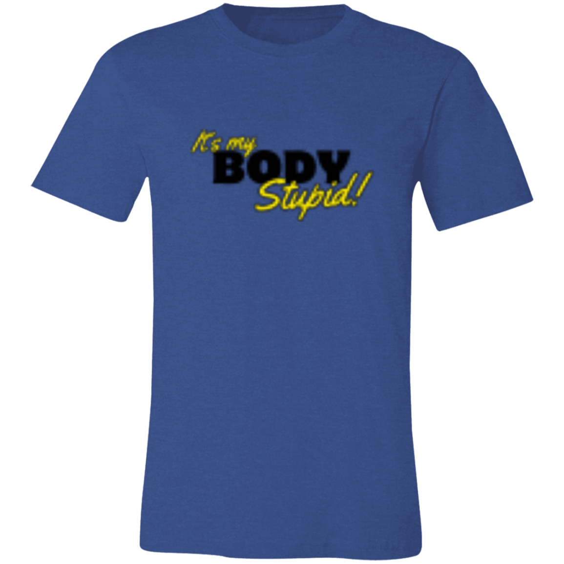 It's the Body Black 3001C Unisex Jersey Short-Sleeve T-Shirt