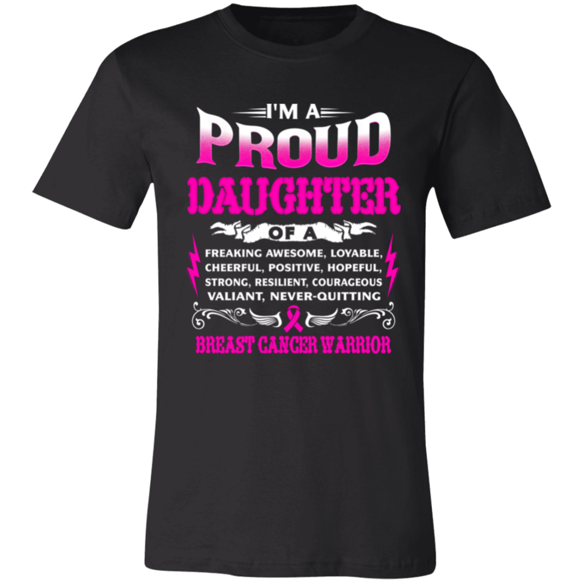 Proud Daughter Unisex Jersey Short-Sleeve T-Shirt