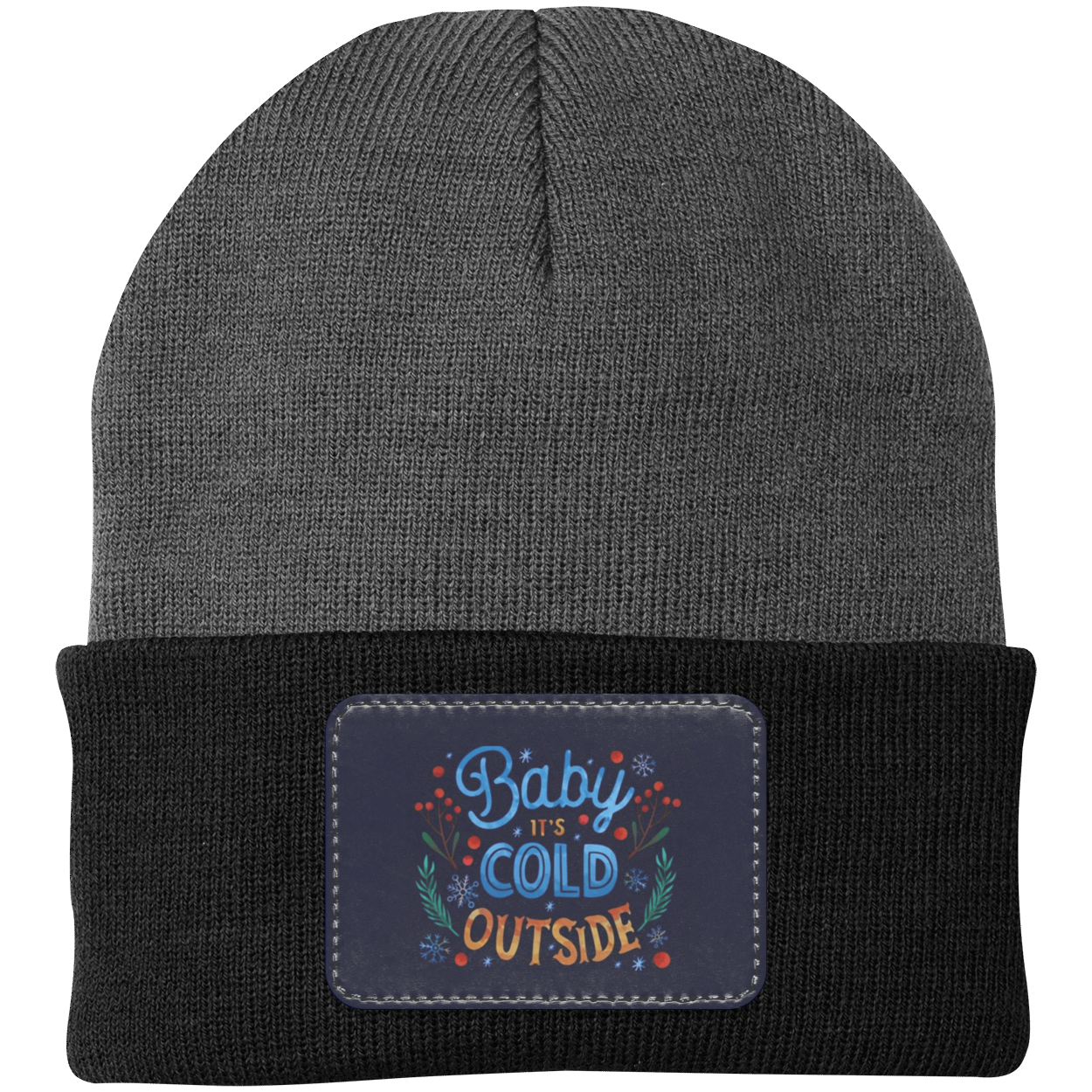 Baby It's Cold Knit Cap - Patch