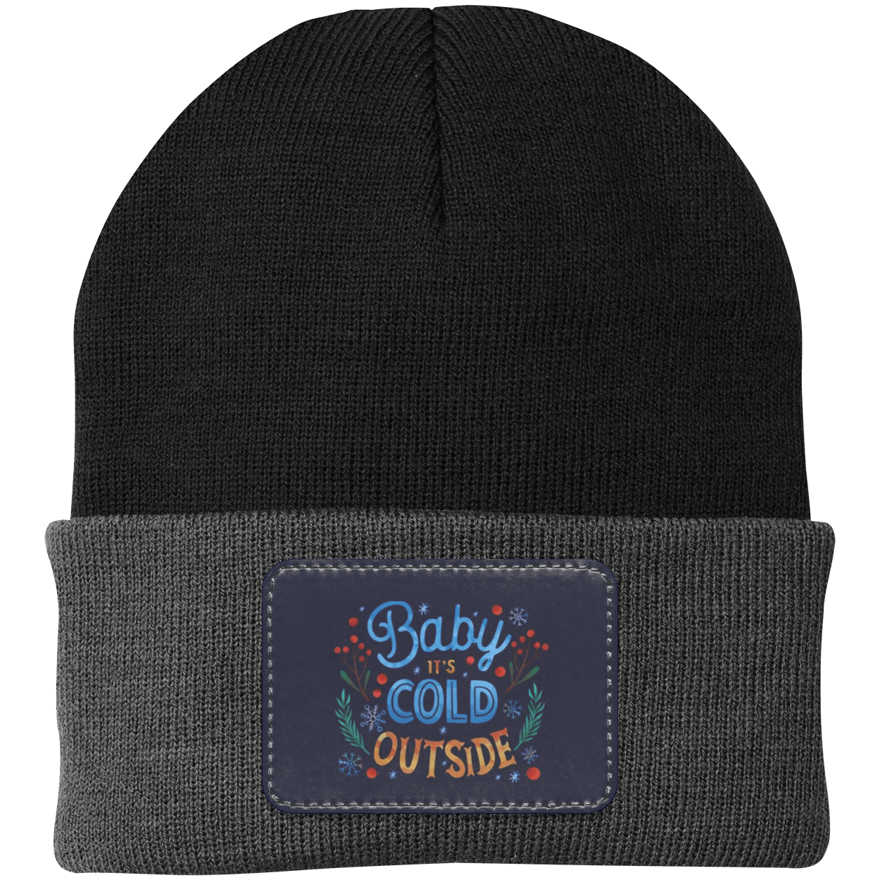 Baby It's Cold Knit Cap - Patch