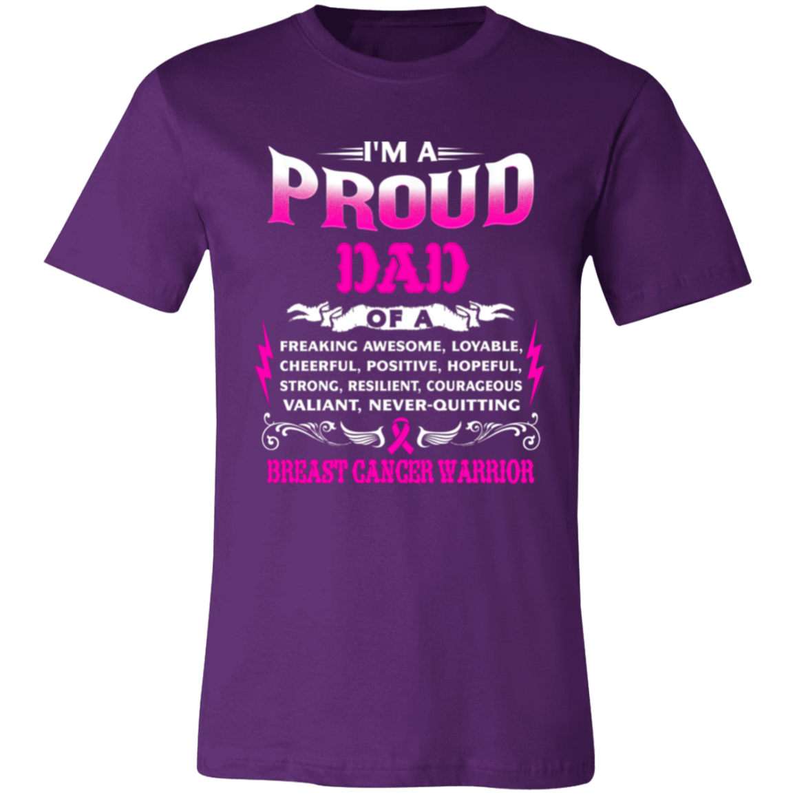 Proud Dad Unisex Jersey Short-Sleeve T-Shirt