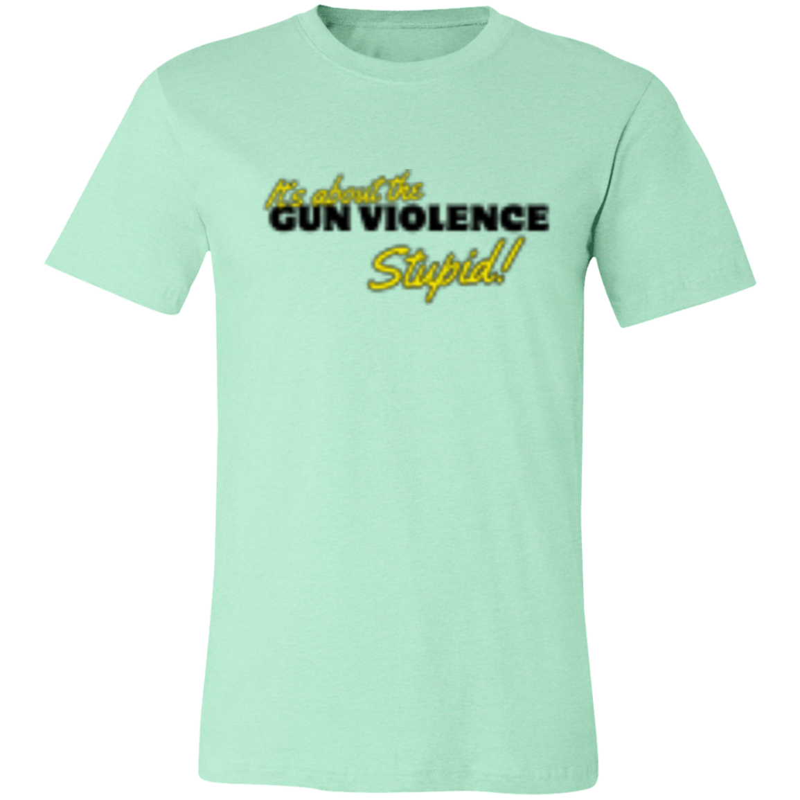 It's About The Gun Violence Black 3001C Unisex Jersey Short-Sleeve T-Shirt