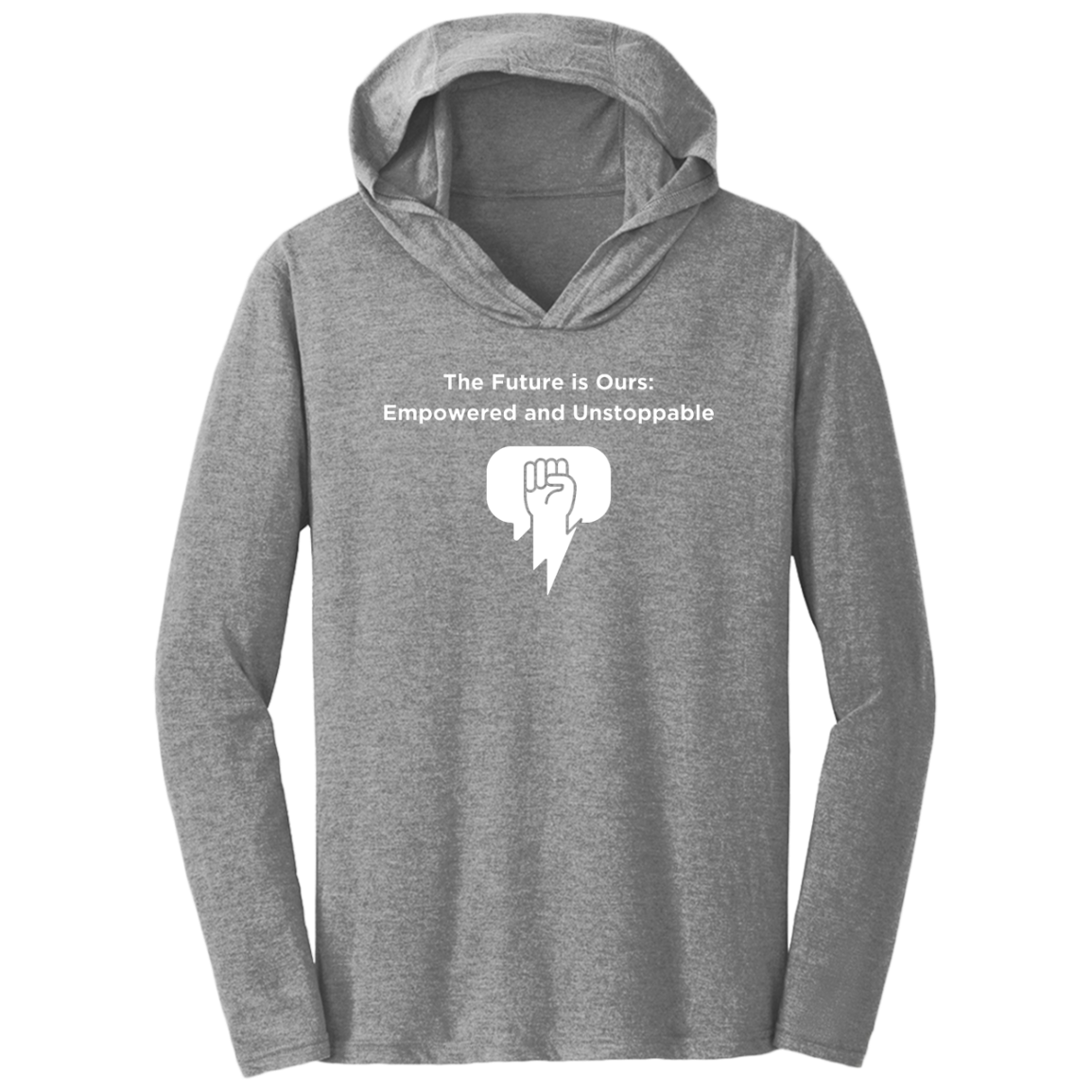 The Future Is Ours Triblend T-Shirt Hoodie