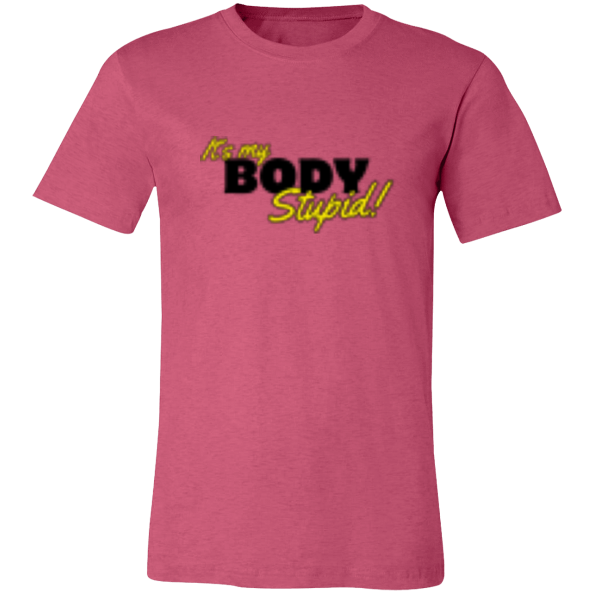 It's the Body Black 3001C Unisex Jersey Short-Sleeve T-Shirt