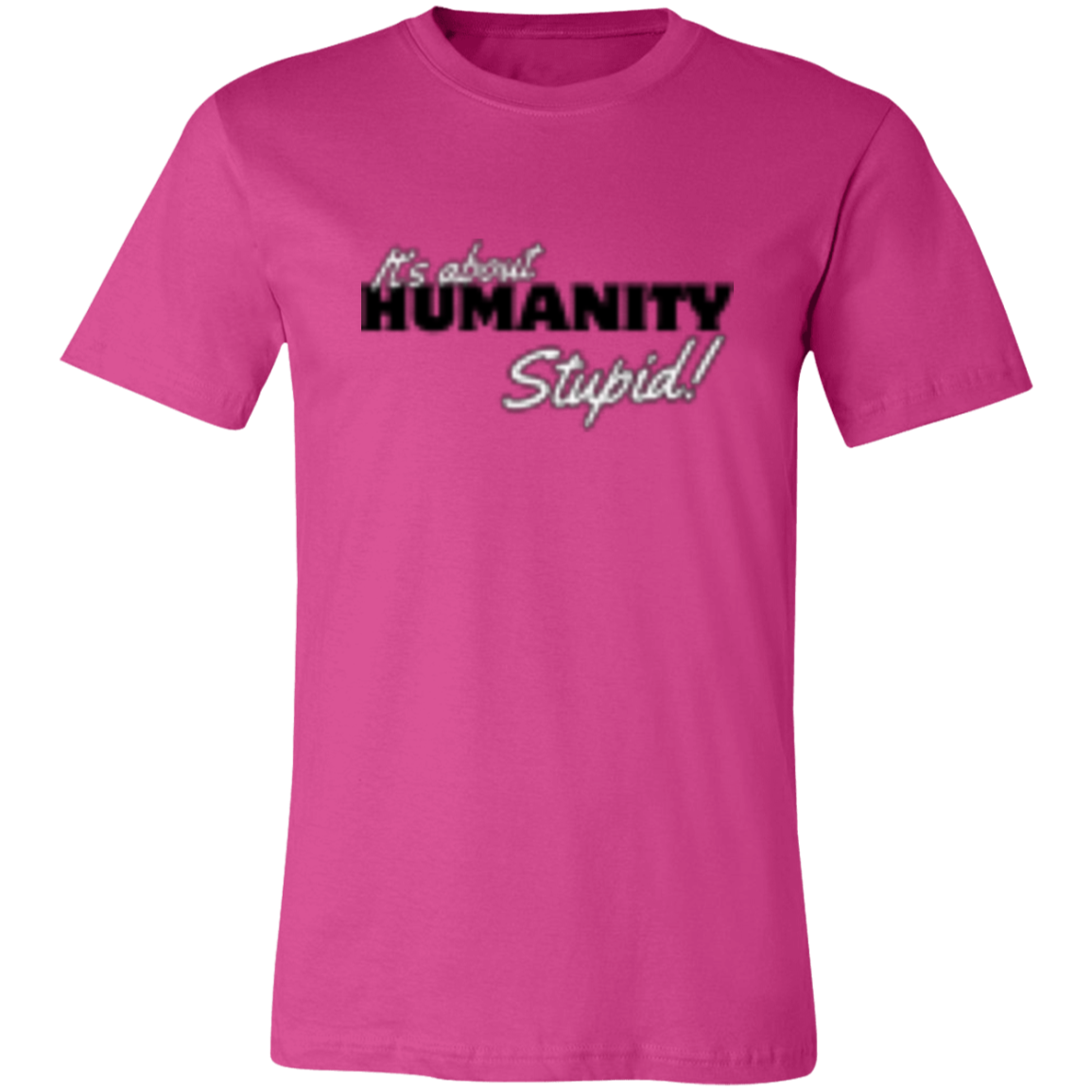 It's About Humanity (2) 3001C Unisex Jersey Short-Sleeve T-Shirt