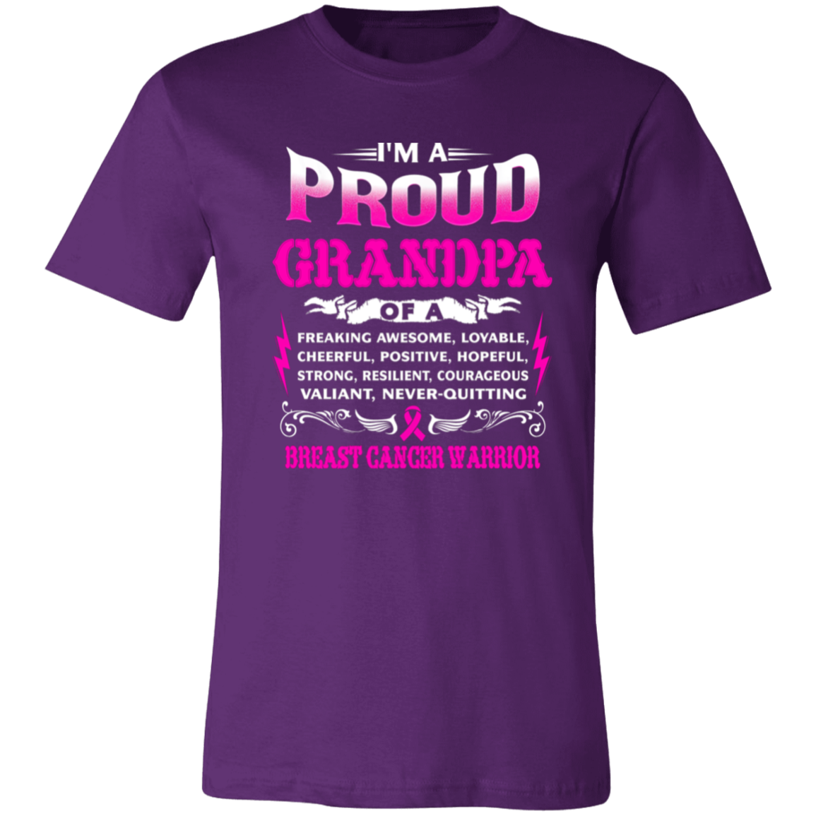 Proud Grandpa Unisex Jersey Short-Sleeve T-Shirt