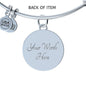 A Nurse Circle Pendant Bangle Than You For Your Dedication