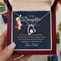 To My Daughter Forever Love Necklace