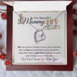 To Our Beautiful Mommy-Heart Necklace (Quadruplets)
