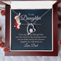 To My Daughter Forever Love Necklace