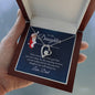 To My Daughter Forever Love Necklace
