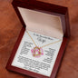 Everlasting Devotion: To My Beautiful Wife Breast Cancer Awareness Forever Love Necklace