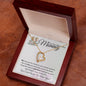 To Our Beautiful Mommy- Heart Necklace (Twins)