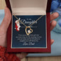 To My Daughter Forever Love Necklace