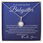 An amazing Kind Babysitter Eternal Hope Necklace